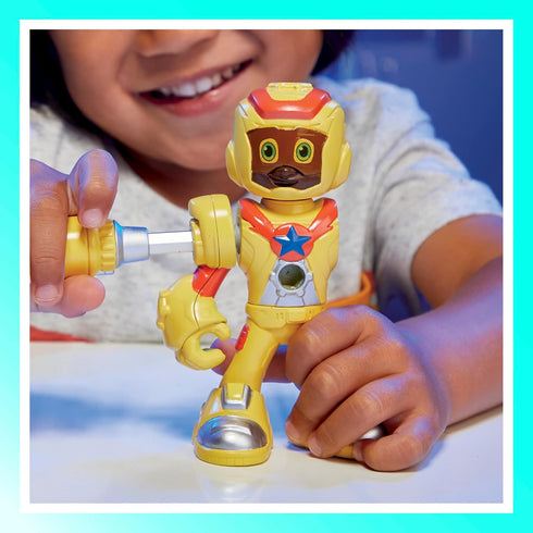 PJ Masks Power Heroes Buildable Heroes, Newton Star Action Figure, Easy-to-Assemble Superhero Toys for Ages 3 Years and