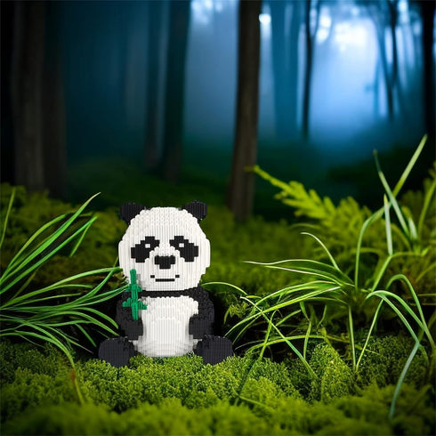 Larcele Panda Micro Building Blocks Animal Mini Building Toy Bricks - 3689 Pieces KLJM-02 Model 2840