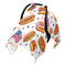 Mazeann Hot Dogs American Flags Car Seat Cover Baby Breathable Soft Infant Carseat