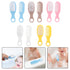 LIOOBO 5 Sets Set Hairbrush and Grooming Comb for Newborns with Soft Bristles for Scalp Treatment and Bathing Kit