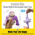 Super Stretchy Gorilla Fidget Toy (Purple) - Funny, Squishy & Perfect for Stress Relief, Collectible Sensory Toy
