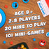 101 1 2-8 Big Potato Mini Game Party: Mini Games Star Player, Family Board Game for Players, Perfect for Family Game