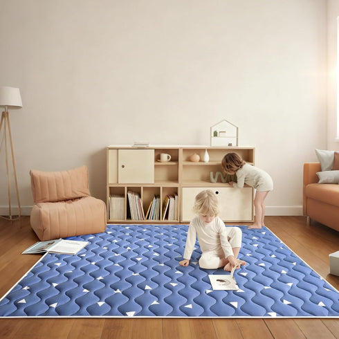 50x50 Tummy Premium Foam Baby Play Mat for Floor, Playpen Mat, Thicken One-Piece Crawling Mat, Non-Slip Cushioned Baby