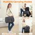 Spacious JOLLITO Travel Diaper Tote - Large Capacity with Changing Pad & Ideal for Hospital Use