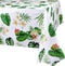 3 Pack Hawaiian Luau Tablecloths for Party Decoration, Aloha Tropical Palm Leaves Table Covers