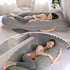 BATTOP Pregnancy Pillows with Cooling Cover,Maternity Body Pillow for Sleeping,Support for Back,HIPS,Legs,Belly