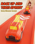 LADFAR 6 6 Set, 3 4 5 6 Construction Toy Trucks for Boys Girls, with Unique Music & Lights, Mini Pull-Back Vehicles