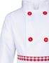 KAIPUTE 3-12 Kids Chef Costume for Boys Girls Kitchen Cooking Party Cosplay Years