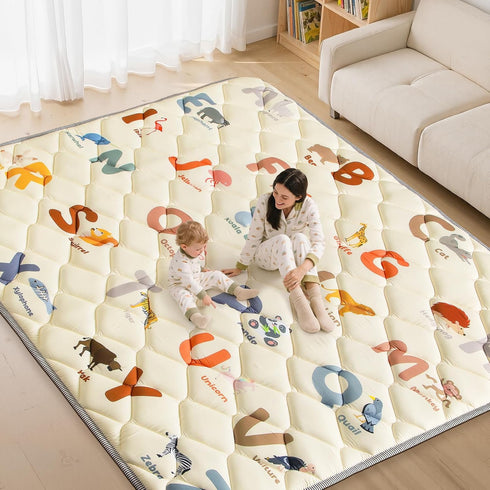 Baby Play Mats for Floor - 79x71 Playmat for Baby and Toddlers