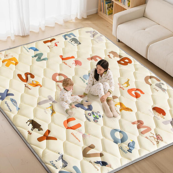 Baby Play Mats for Floor - 79x71 Playmat for Baby and Toddlers