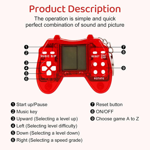 12Pcs Video Game Party Favors for Kids, Arcade Video Game Keychains, Kids' Party Favor Sets, Party Supplies Key Chain for Boys and Girls