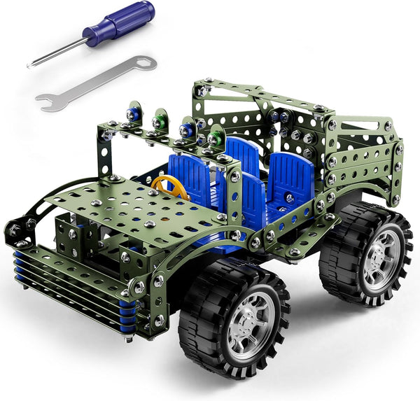 WATUDOU Building Toys Model Truck Set - STEM Building Projects Model Car Kit