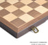 AMEROUS Magnetic Wooden Chess and Checkers Game Set, 15 Inches, 2 Extra Queens, Gift Package