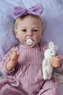 SCOM Realistic Reborn Baby Dolls - 18 Inch Real Life Baby Girl,
