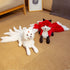 Tiny Heart Simulation Nine-tailed Fox Plush Toy, 10.23inch Soft Cute Stuffed Animal for Kids