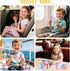 30Pcs Magnetic Travel Toys, Magnets Men for Kids, Cute Magnetic People Airplane Car Toddler Travel Essential, Fridge