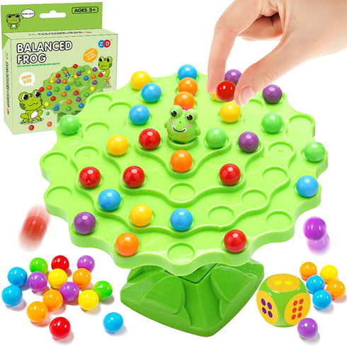 Yeopopshop Interactive Balance Game, 2-Player Balanced Tree Board Game with Colorful Beads, Balance