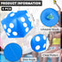 4 Pieces Jumbo Inflatable Dice, 12.6 Inch Large Fun Dice Toy for Indoor Outdoor Lawn Game Pool Party