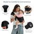 Holaraon 8-40lbs, Toddler Carrier Sling Carry for Adjustable Baby Carrier Sling One Size Fit All, Hip Seat Newborn Baby