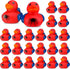 Leyndo 24 Pcs Spider Rubber Duck Bulk Spider Birthday Party Decoration Favors
