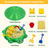 Estairkas Mini Turtle Sandbox Zen Garden for Desk, Desktop Sandbox on the Go Stress Relief, Mini Desk Zen Sand Garden