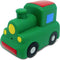DolliBu Train Bath Buddy Squirter - Floating Green Rubber Bath Toy - Fun Water Play for Toddlers
