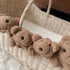 Teddy Bear | Lamb Lovey Comforter Toy for Babies, Cuddly Plush Security Blanket for Newborns, Snuggle Toy 12inch (Brown