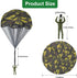 10&12&15 Pcs Parachute Toy, Camo Parachute Men Toy for Outdoor Flying Gifts, Tangle Free Throwing Hand Toy