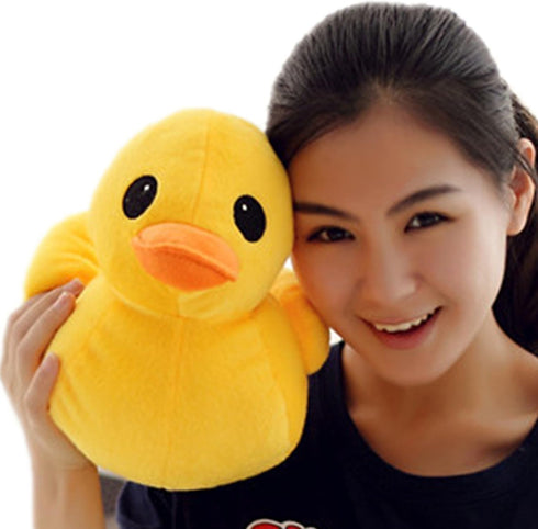Bansusu 30CM Plush Yellow Duck, Soft Stuffed Animal Toy for Kids Birthday