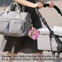 Cat Paw Prints Round Pacifier Storage Case with Zipper, Portable Pacifier Case for Travel, Diaper Bag & Purse, Pacifier