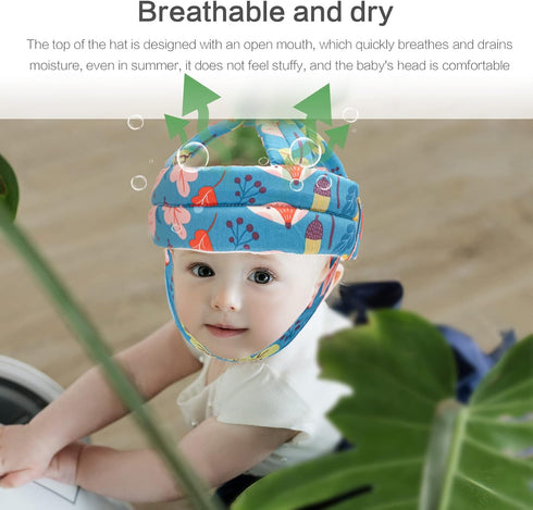 Baby Fall Protector - Safety Helmet for Crawling and Walking, Head Guard for Boys and Girls