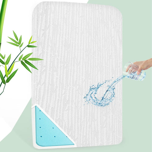 Luv4babe Pack and Play Mattress Pad 38" x 26" for Playard Bedding, Waterproof