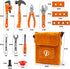 PANPAPA Toddlers-24-Piece 3-5 Tools for Toy Screwdriver & Kids Pliers Kit with Tool Bag, Realistic Construction Toys