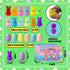 24 Pack Prefilled Easter Eggs with Bunny Mochi Squishy Toys, Filled Easter Eggs for Kids, Easter Basket Stuffers