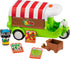 Klorofil 6pc Playset, 18Mo+ Timber Tots: Food Truck - Mobile Vehicle Shop & Character Racoon Animal Figurine