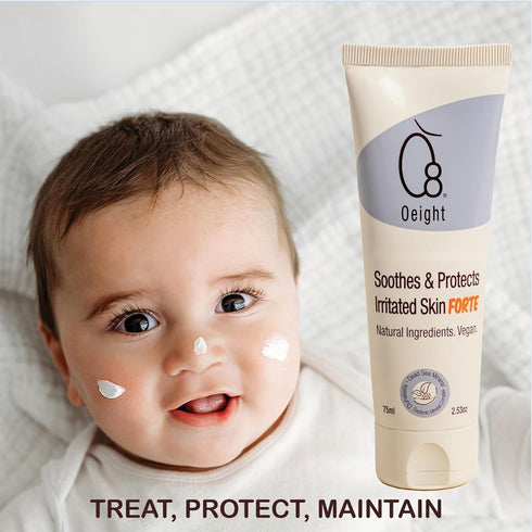 Oeight Baby Skin Irritation Cream Soothe & Protect Irritated Skin Forte for Baby, Kids Irritated Face Cream Skin Relief