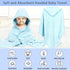 GINUMWA 4 Pack 32x32 Inch (2X 2X Hooded Baby Towels, Absorbent Bath Towels, Soft Coral Fleece Hooded Towel