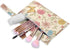 Burbuja 2 Pack, 2 Floral Butterfly Wet Dry Bags for Baby Cloth Diaper Waterproof Reusable Wet Bag with Zippered Pockets