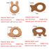 Nature Baby Teething Toys - 11pc Wooden Teether Montessori Set, Organic Infant Teether Handmade Pendant Gift