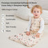 12-18 3 Pack 100% 0.5 2-Way Unnivoll Baby Sleep Sack Months Cotton Lightweight TOG Wearable Blanket Baby Sleep Bag