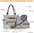8pc Set, Moclever Diaper Tote Baby Essentials with Multifunctional Diaper Bags, Bottle & Mesh Bag