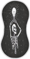 YEGAME Muslin Baby Burp Cloths Set of 1 - Skeleton Super Absorbent Cotton