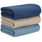 Chiowels Baby Muslin Swaddle Blankets for Boys and Girls, 3-Pack Soft and Breathable