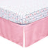 Set 4 Set Set Cloele Pink Crib Bedding for Girls- Piece Unicorns Baby Comforter Bed Includes Crib Skirt Quilt Fitted