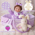 8 17-22 Inch BABESIDE Pcs Reborn Baby Doll Clothes with Bassinet for Babydolls, Reborn Baby Doll Accessories fit Dolls