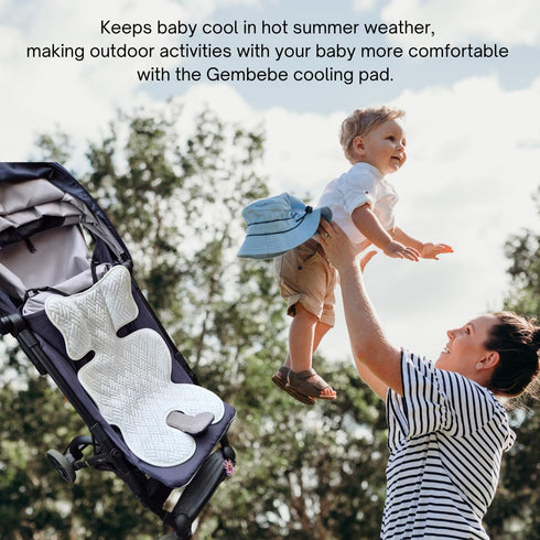 Universal Ice Cushion for Baby Stroller & Car Seat - Cooling Pad Liner, Qmax 0.35 for Hot Summer