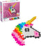 Plus Plus 250 Piece Unicorn Puzzle By Number - Interlocking Mini Puzzle Blocks Construction Building STEM Toy