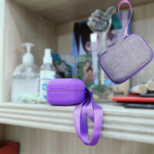 JCHPINE Hard Carrying Case and Silicone Cover for Bitzee Interactive Toy, Accessories Case, Purple Case Only
