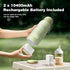 17oz Portable Bottle Warmer for Travel, Double Leakproof, Heating Milk & Water Faster, Cordless Milk Warmer with Two
