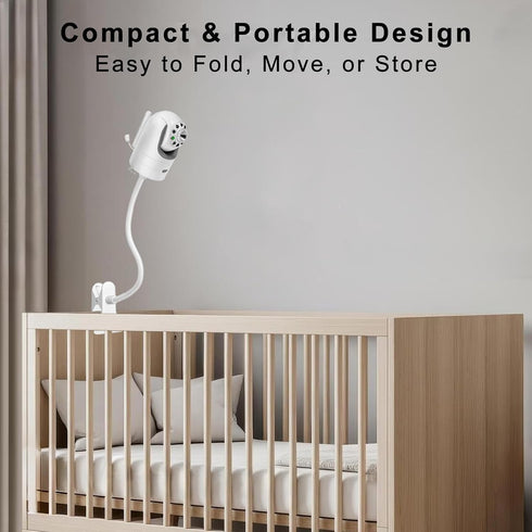 VIKOBESS DXR-8 DXR-8 Flexible Baby Monitor Mount for Infant Optics and PRO, Also Compatible with The Nanit Pro Smart